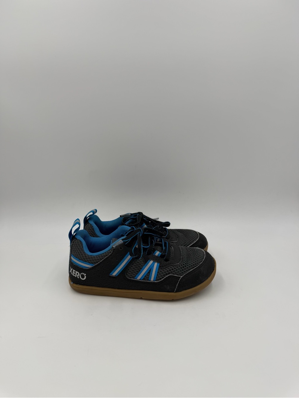 Xero Prio Youth Minimalist Barefoot Minimalist Shoes Gray Blue Size 12 US